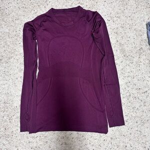 lululemon athletica Purple Long Sleeve Top